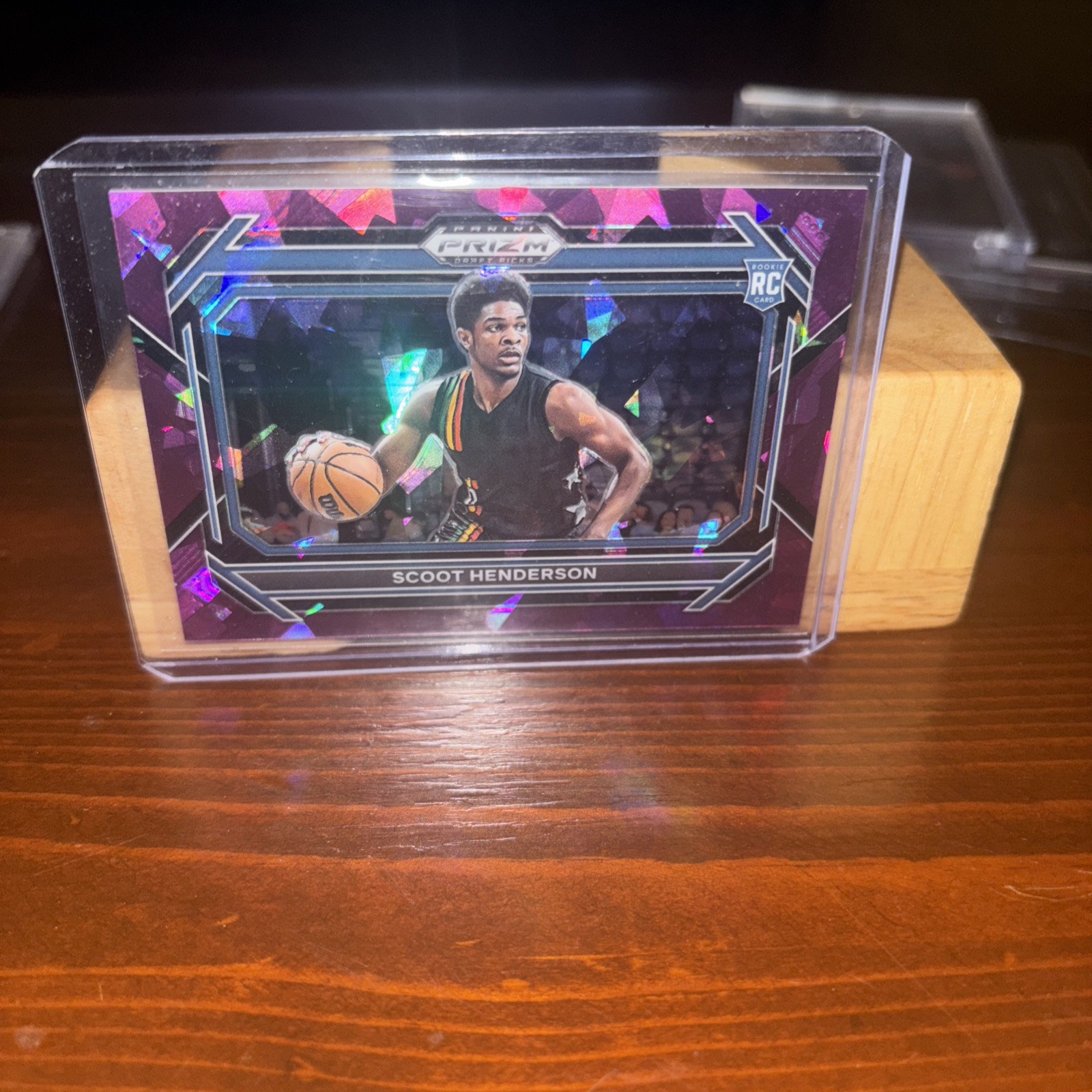 2023 Prizm Draft Picks Purple Ice Variations 30/149 Scoot Henderson RC Portland