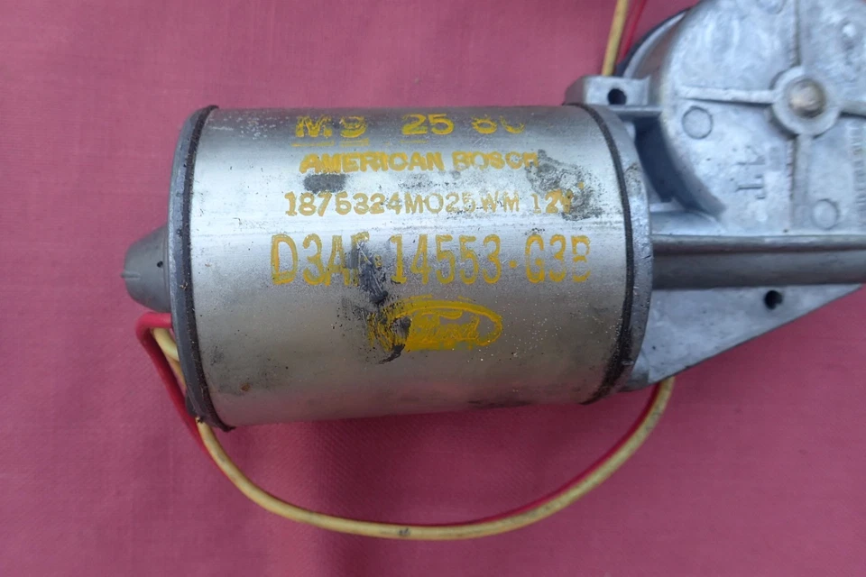 Ford 1973-92 motor de ventana eléctrica y transmisión, LH, ¡NOS! D3AZ-5723395-A LTD, T-bird Foto 3 de 4