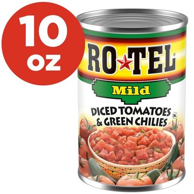 10oz Mild Diced Tomatoes & Green Chilies Everyday Home Cooking Pantry Ingredient