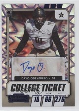 2021 Panini Contenders Draft Picks College Ticket 18/39 Dayo Odeyingbo Auto 9e1