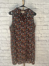 Altar'd State Dress Womens Large L Floral Sleeveless Button Down Shirt Mini Boho