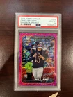 2024 Topps Chrome Magenta Speckle /399 #202 Caleb Williams (RC) - PSA 10