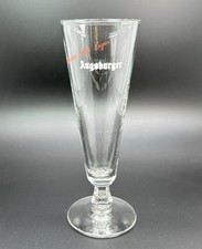 Augsburger Beer Pilsner Glass / Vtg Tavern Ad...