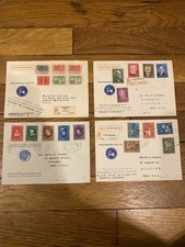 Recommandé FDC Netherlands to USA 1949-1953