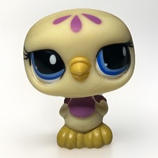 LPS Littlest Pet Shop Pigeon Apple Hat Pet Pairs 1442 authentic