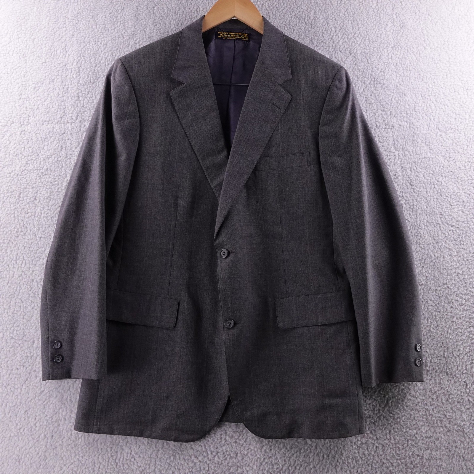Vintage Brooks Brothers Golden Fleece Men's Gray Blazer Suit Jacket 42R USA