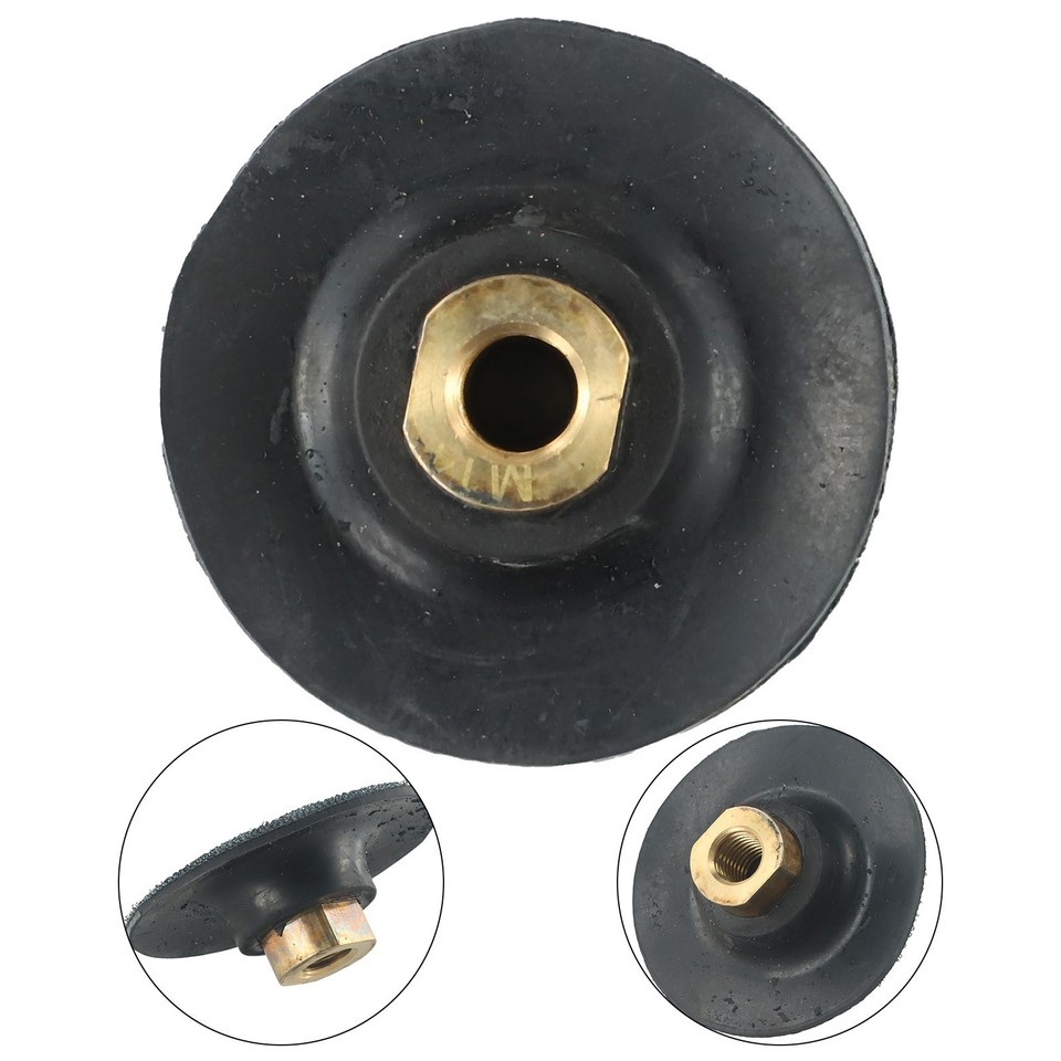 Versatile Polishing Grinding Disc Holder Rubber Backing Pad Hook&Loop ...