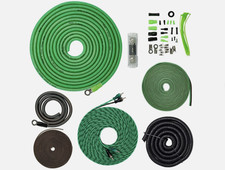 SoundBox 4 Gauge Amplifier Wiring Kit, Extra Long 20 Foot Power RCA Cables / D