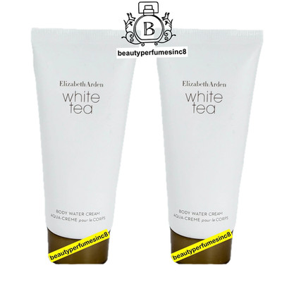 Lot of 2 ~ White Tea 3.4 oz/100ml Body Cream by Elizabeth Arden