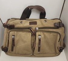 Canvas convertible tote/ backpack
