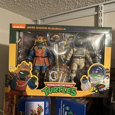 Neca TMNT Samurai Adventure Michelangelo And Space Adventure Donatello 2 Pack
