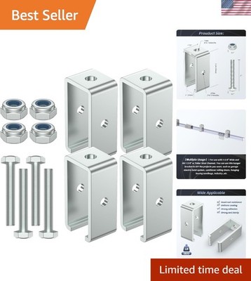 Durable Stainless Steel Channel Trolley Track Hanger Bracket - 1300 lbs Capacity