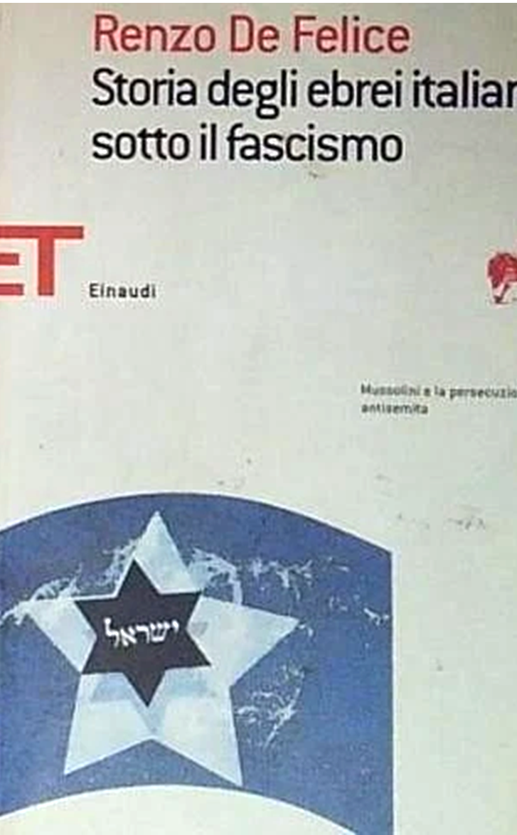 De Felice STORIA DEGLI EBREI ITALIANI SOTTO IL FASCISMO Einaudi 115