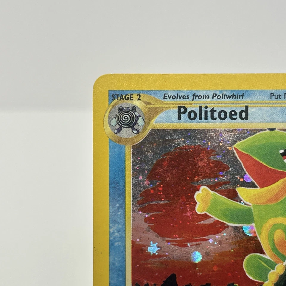 Politoed 8/75 Unlimited Holo Rare WOTC Neo Discovery Pokemon MP - Image 3 of 4
