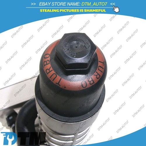 Aluminum Engine Oil Filter Housing For Mercedes-Benz C250 SLK250 2012-2015 1.8L - Picture 3 of 6