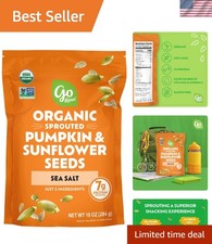 Organic Sprouted Pumpkin & Sunflower Seeds, 10 oz, Sea Salted, Keto, Kosher 25.58 per gallon