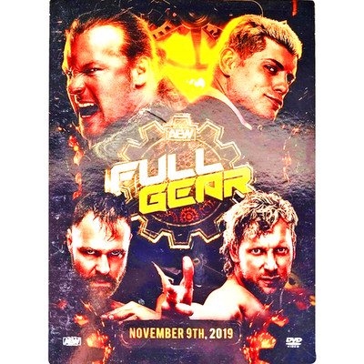 AEW Full Gear 2019 All Elite Wresting Nov. 09, 2019 DVD RARE OOP WWE NWA