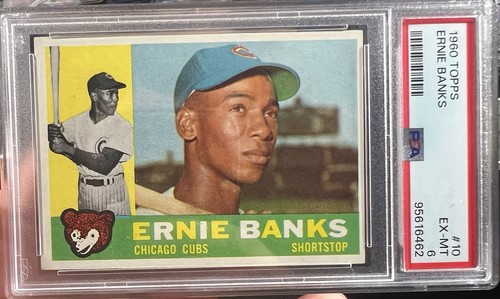 Ernie Banks #10 1960 Topps card