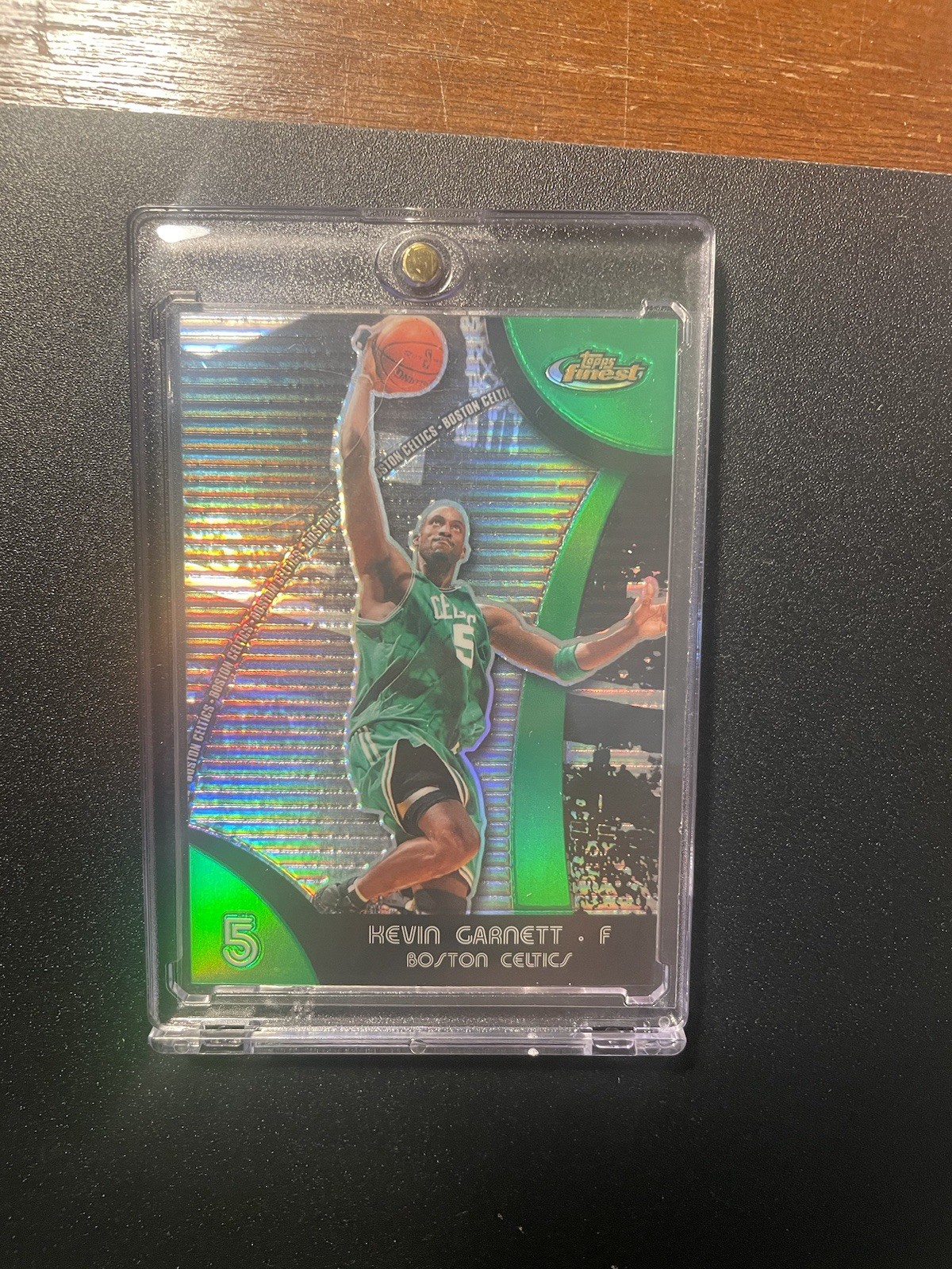 2007-08 Topps Finest Basketball Kevin Garnett Green Refractor /149 