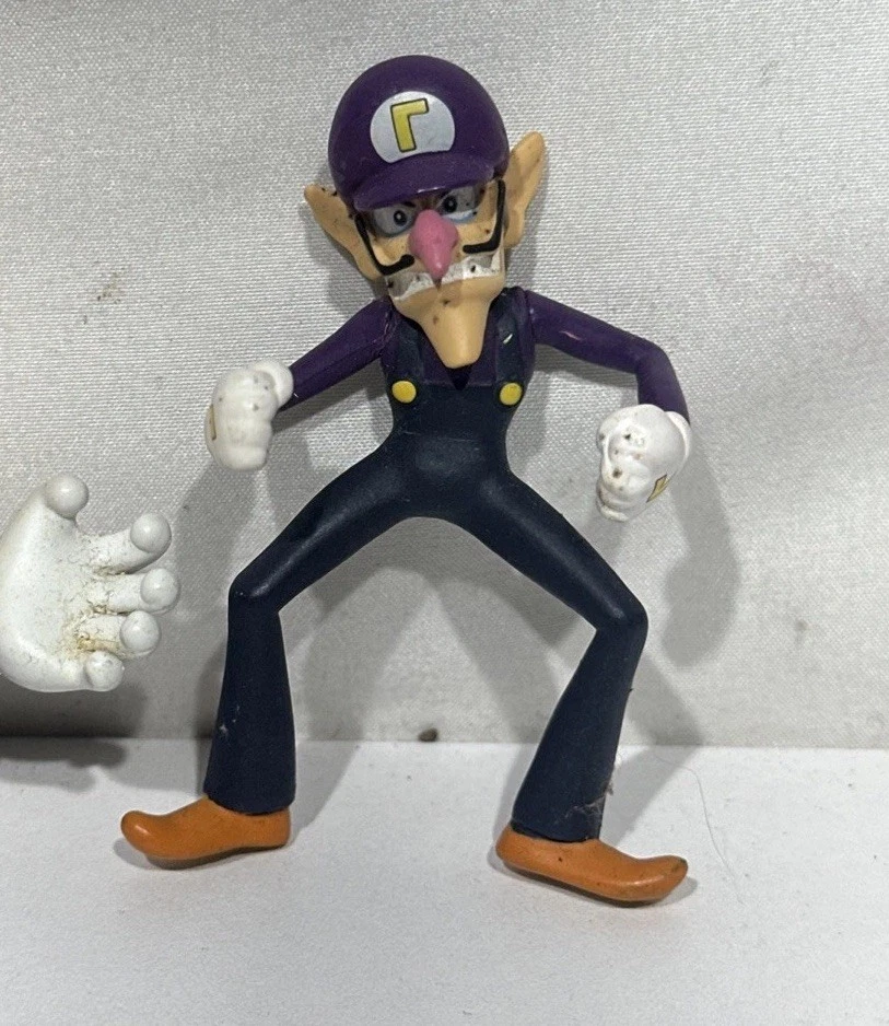 Lote de figuras Jakks Pacific World Of Nintendo 3,5 pulgadas Wario y Waluigi Foto 3 de 4