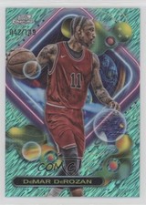 2023-24 Topps Cosmic Chrome Aqua Equinox Refractor 42/149 DeMar DeRozan #21 1i7s