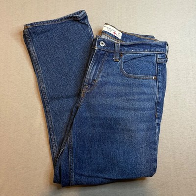 Abercrombie & Fitch The Straight Mid Rise Blue Jeans Size 26 2 XS Medium Wash