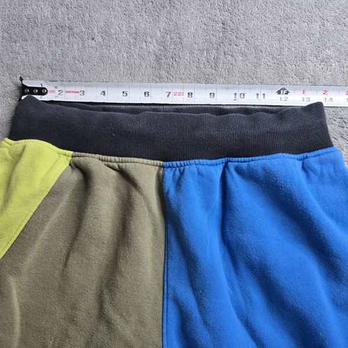 Champion Color Block Reverse Weave Jogginghose Sweatpant Herren M blau grün 30" Schrittlänge - Bild 10 von 17
