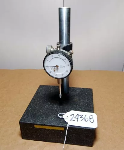 Granite Base Comparator Stand W/Dial Indicator (Inv.24368)