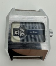 Rare Vintage Initial Digital Jump Hour Automatic Swiss Watch