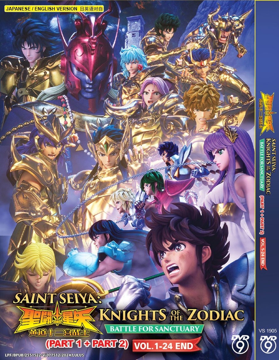 ANIME* DVD SAINT SEIYA: KNIGHTS OF THE ZODIAC PART1+2 VOL.1-24 END