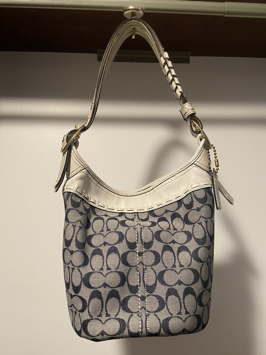 バッグ Coach Bleecker Signature Hobo Shoulder Coach Signature Logo Bleecker Bucket/Hobo Bag H0768-11438