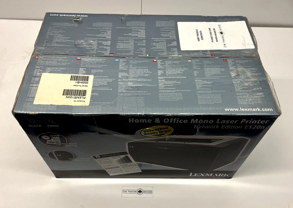 Lexmark E120n Mono Laser Printer 23S0310 - Image 3 of 4