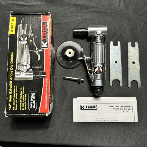 K Tool International 1/4" Rear Exhaust Angle Die Grinder KTI-87126