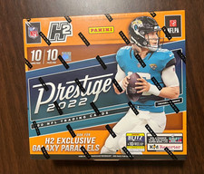 2022 Prestige H2 Football Hobby Box Hybrid Factory Sealed
