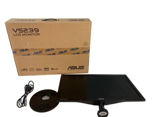 Asus VS239 LED IPS 23" LCD Monitor Black 1080p Display With Stand - Open Box