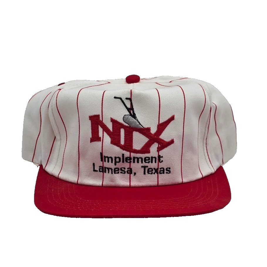 Vintage Nix Implement Hat Cap Snapback Lamesa Texas Farm Ag | eBay