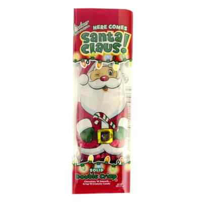 Palmer Candy Double Crisp Solid Santa Claus! Candy 3 oz