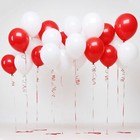 10" Latex Balloons Christmas Red White Air Helium Balloons for Xmas Party Decor