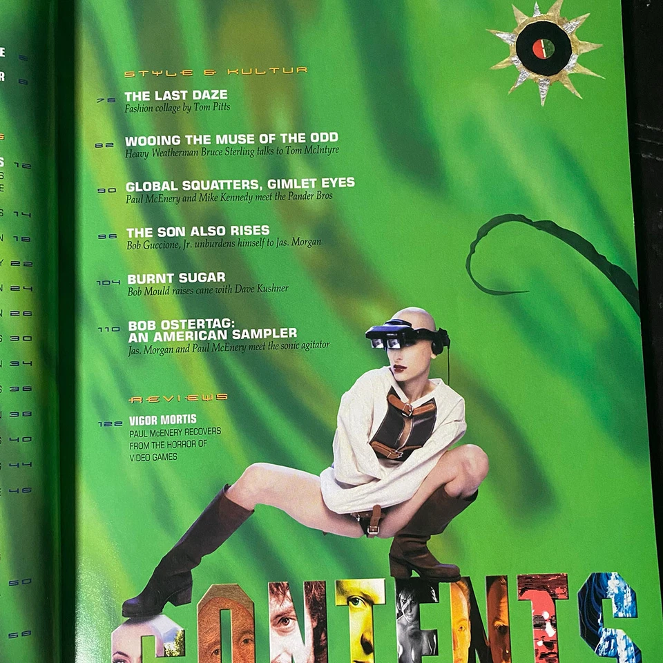 MONDO 2000 Magazine Issue 14 Poppy Z Brite, Bruce Sterling, Cryonics, Rob Mould - Image 4 of 4