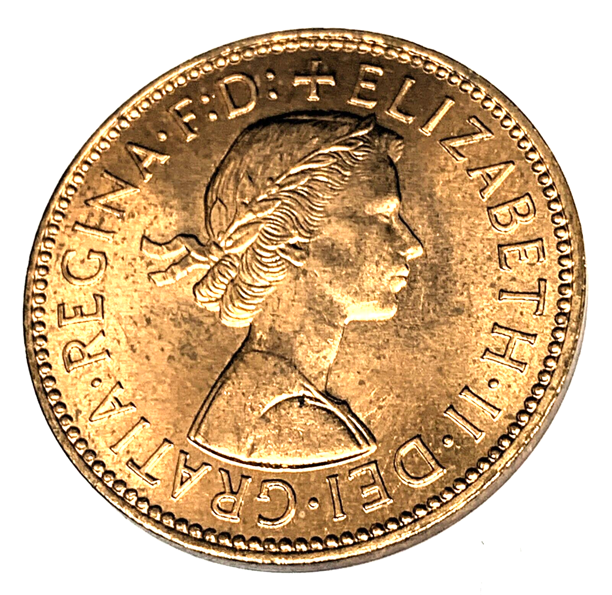C5923 GREAT BRITAIN COIN, HALF PENNY 1965 Unc. | eBay
