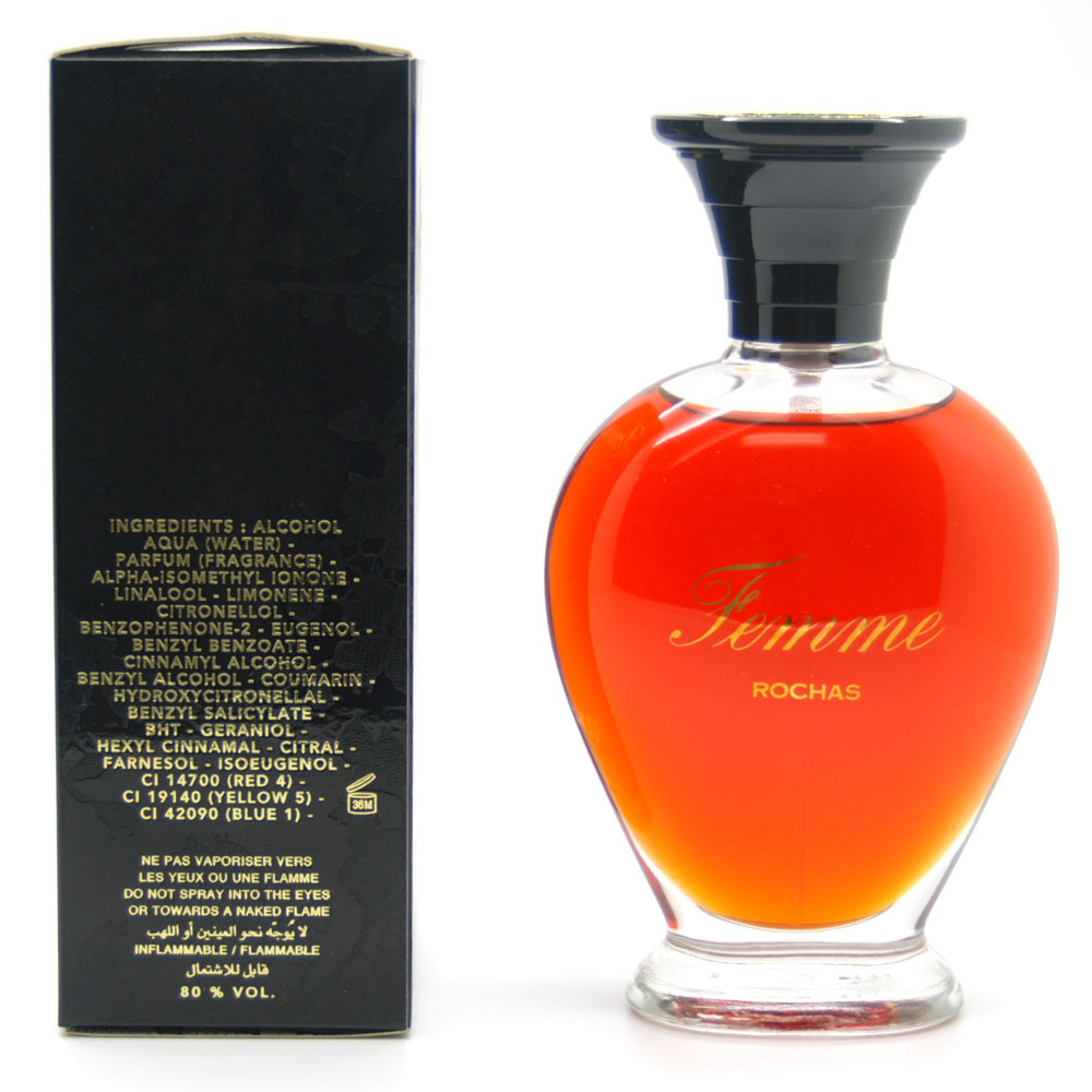 Rochas Femme by Rochas 3.4 oz, 100 ml Eau De Toilette Spray for