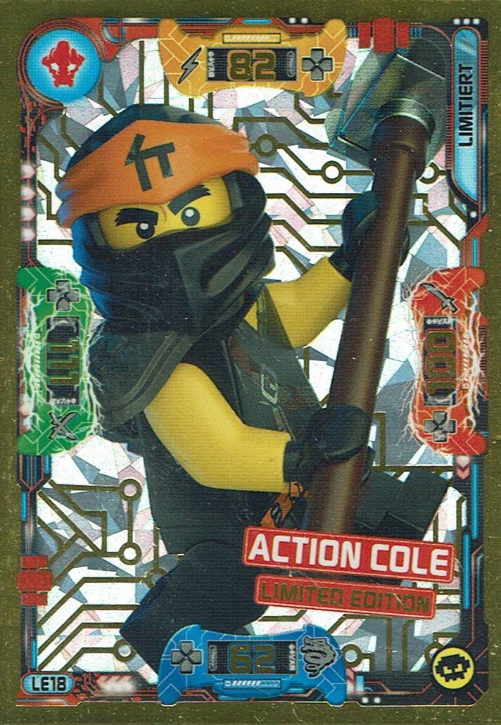 Lego Ninjago Serie 5 - TCG Limited Edition LE18 Action Cole | eBay