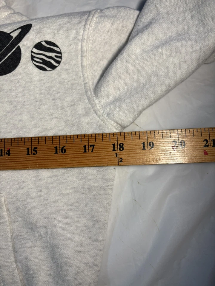 GAP Kids Full Zip Hoodie Hooded Sweatshirt Front Pockets Logo Gray Size M (8) - Image 3 of 4