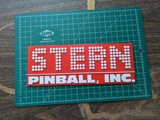 Stern Pinball classic logo emblem symbol 3D printed game company sign
