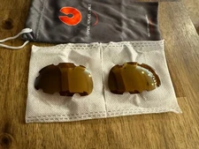 Anti Scratch Polarized Replacement Lenses Oakley Split Jacket Vented Brown Gold