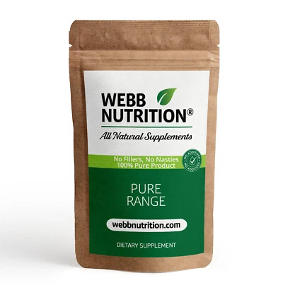 WEBB NUTRITION Pure Myo Inositol 500mg - Hormone Balance Fertility & PCOS No Additives VEGAN