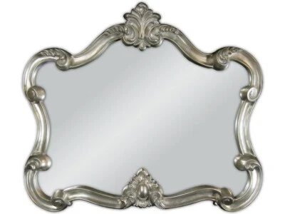 WANDSPIEGEL Barockspiegel Vintage/Retro Argent Ovale 70x80 cm Wandmontage - Photo 1/2