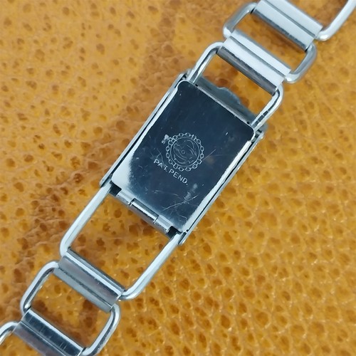 1930s Vintage 19mm 18mm 17mm 16mm Chrome Plate Ladder Link NOS Unused Watch Band - Picture 6 of 9