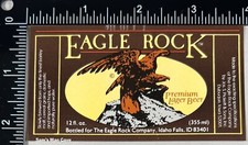 Eagle Rock Beer Label - IDAHO