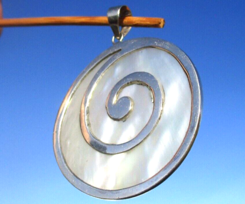 Mother of Pearl - Pendant Silver 925! - Picture 1 of 2